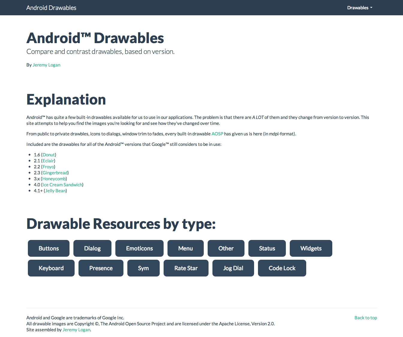 [Android Tips] SDK 内の Drawable リソースが一覧できる「Android Drawables」が便利 ...