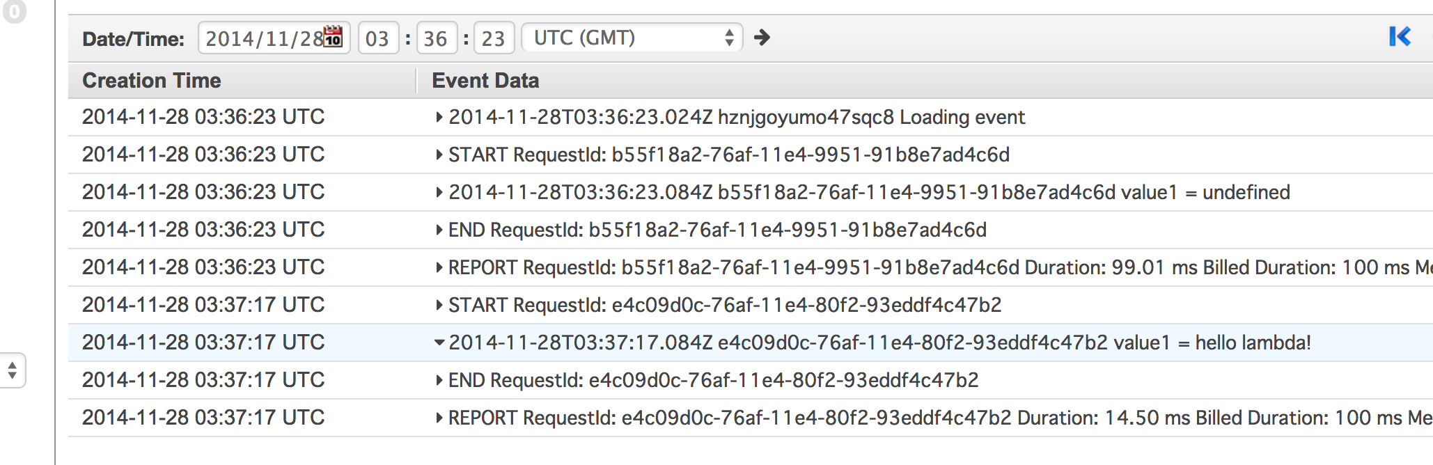 [node]AWS LambdaをJavascriptから呼び出す DevelopersIO