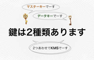 KMSの文脈では、鍵は2種類あります