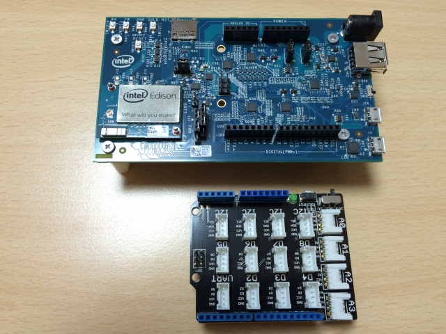 Intel Edison Kit for Arduino and Grove Starter Kit for Arduino