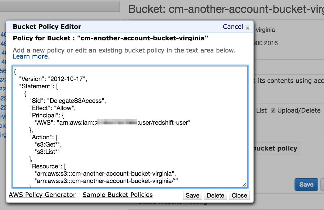 Amazon Redshift AWSアカウントを跨いだS3バケットからのCOPY処理についてまとめてみた DevelopersIO