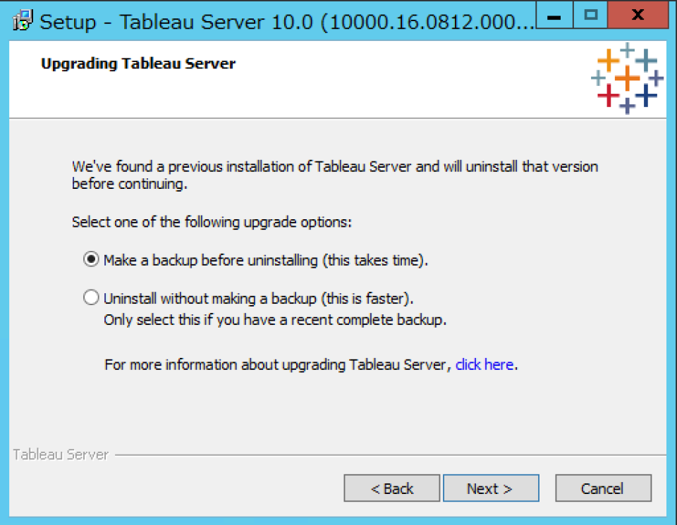 Tableau Serverの『ダウングレード』を試してみる DevelopersIO