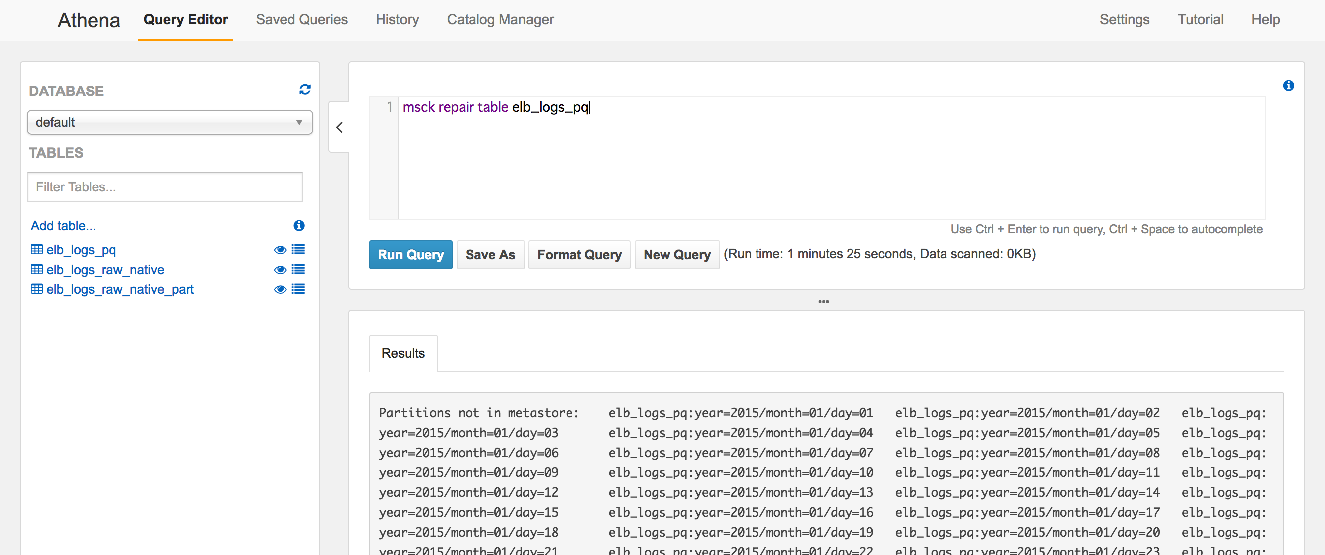 ELB のアクセスログを Parquet 形式に変換して、Amazon Athena からクエリする reinvent DevelopersIO