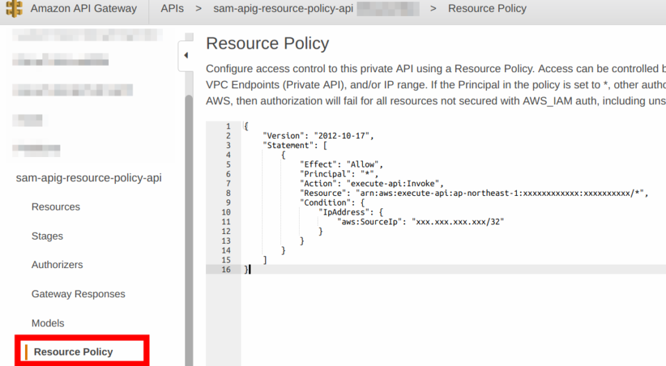 AWS SAMでAPI Gatewayのリソースポリシーを設定してみた DevelopersIO