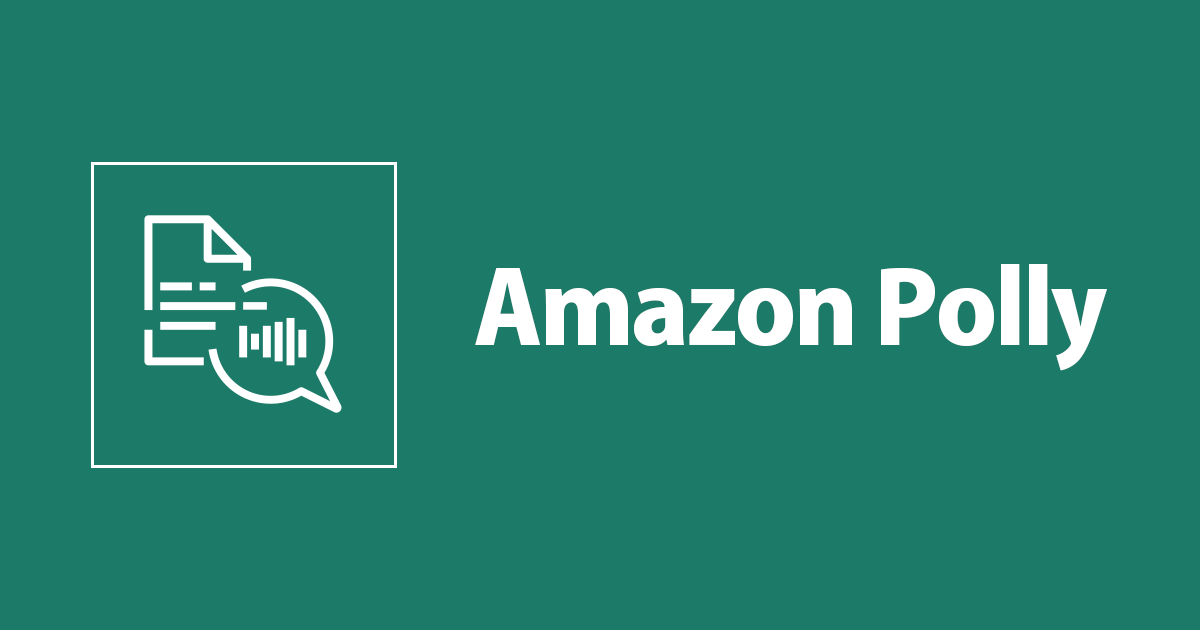 Amazon PollyのNeural TTSで日本語を選択出来るようになりました DevelopersIO