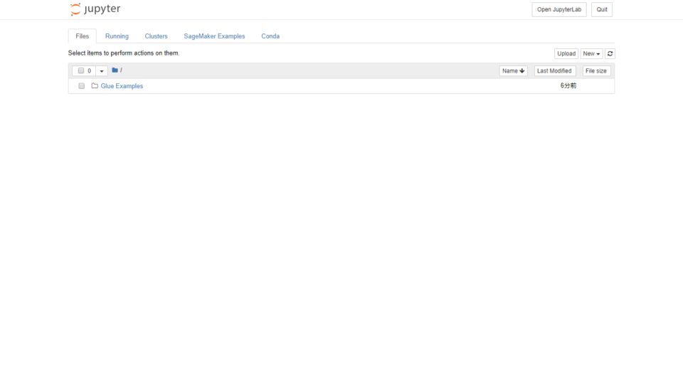 [小ネタ]GlueのSageMakerノートブックを開発エンドポイント無しで起動させようとしてみた DevelopersIO