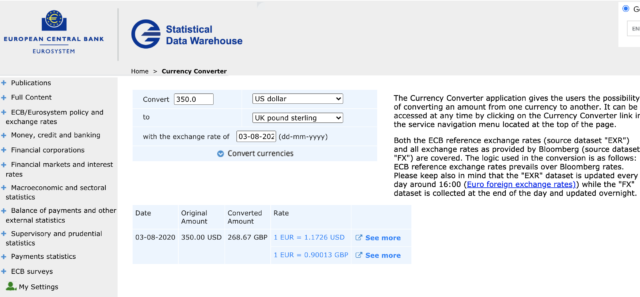 ECB Currency Converter