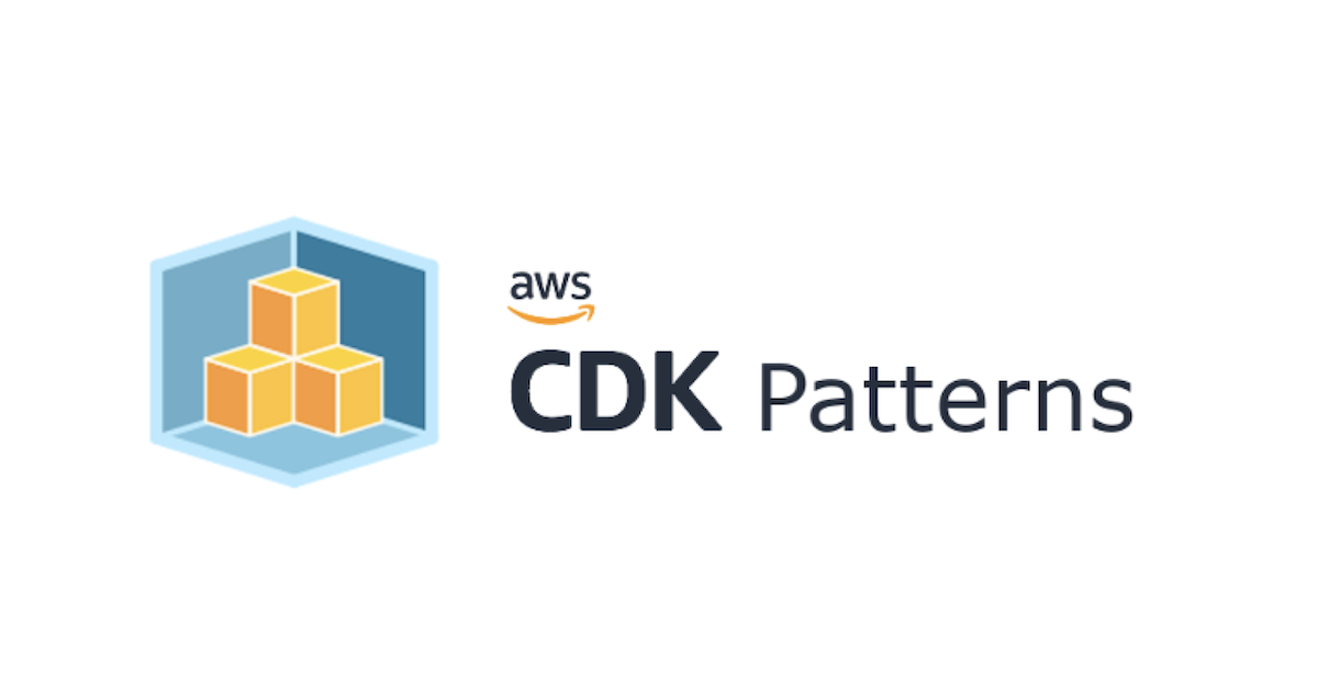 AWS CDK+Serverlessのアーキテクチャパターンの実装が勢揃い!CDK Patternsの紹介 | DevelopersIO