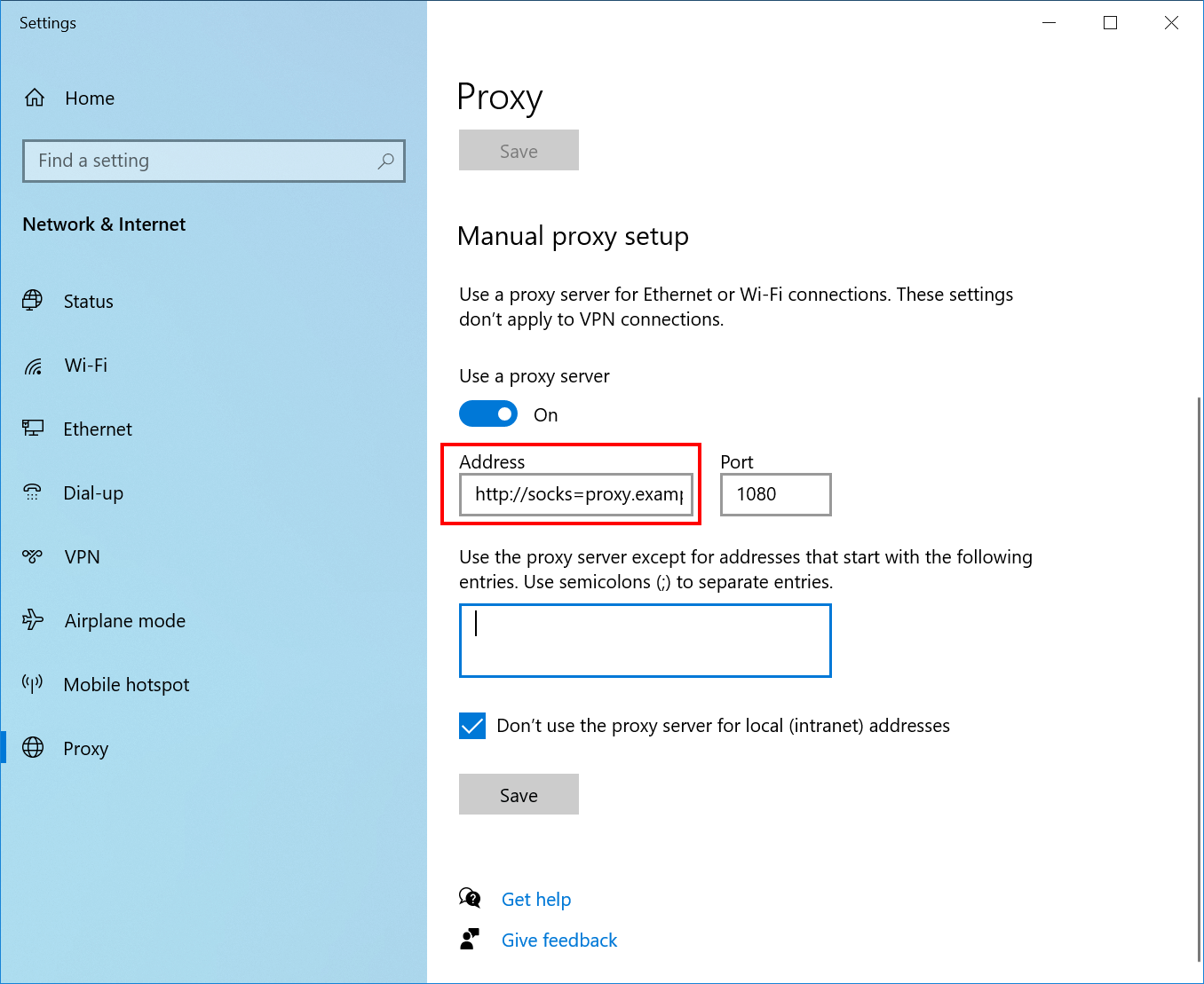 [小ネタ？] Windows 10でSOCKSプロキシサーバーを利用する方法 DevelopersIO