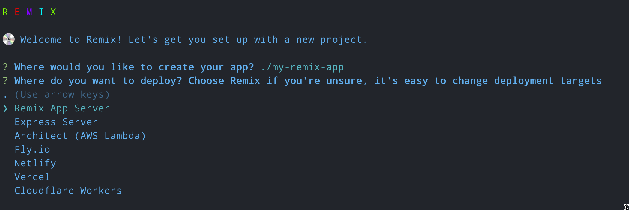 select-deploy-target