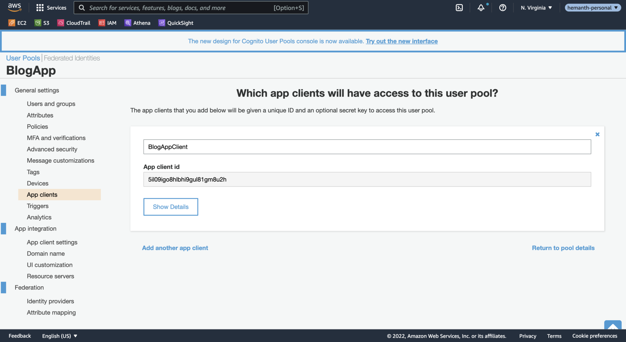 Securing API Gateway using Amazon Cognito User Pools | DevelopersIO