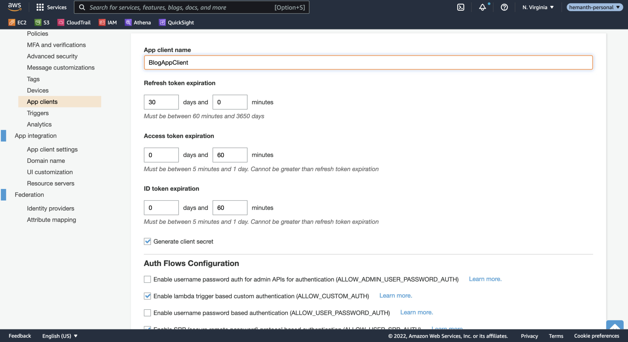 Securing API Gateway using Amazon Cognito User Pools | DevelopersIO