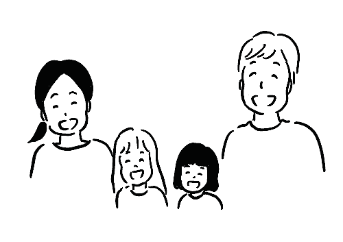 家族のイラスト