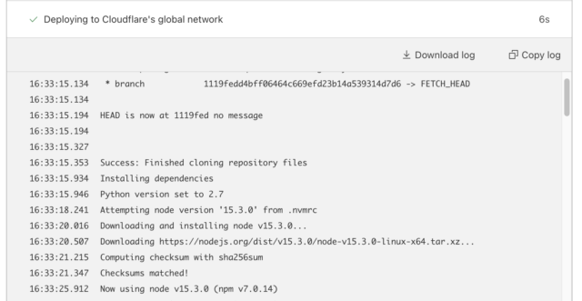 cloudflare pages
