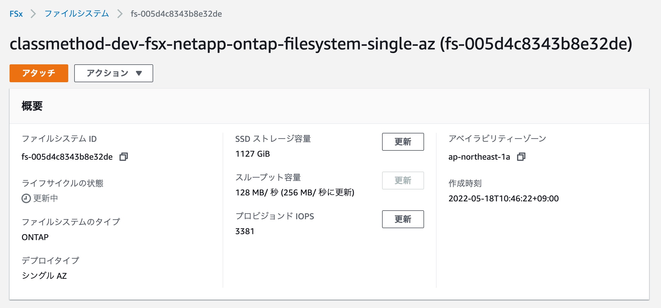 128 MB/ 秒 (256 MB/ 秒に更新)