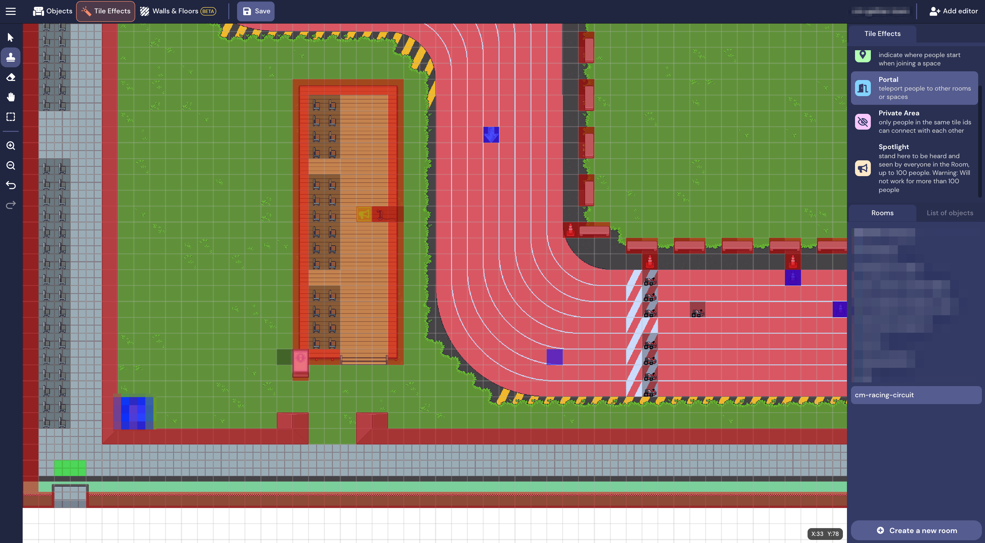 Gather.Town のスペース内でゴーカートを爆走させる DevelopersIO