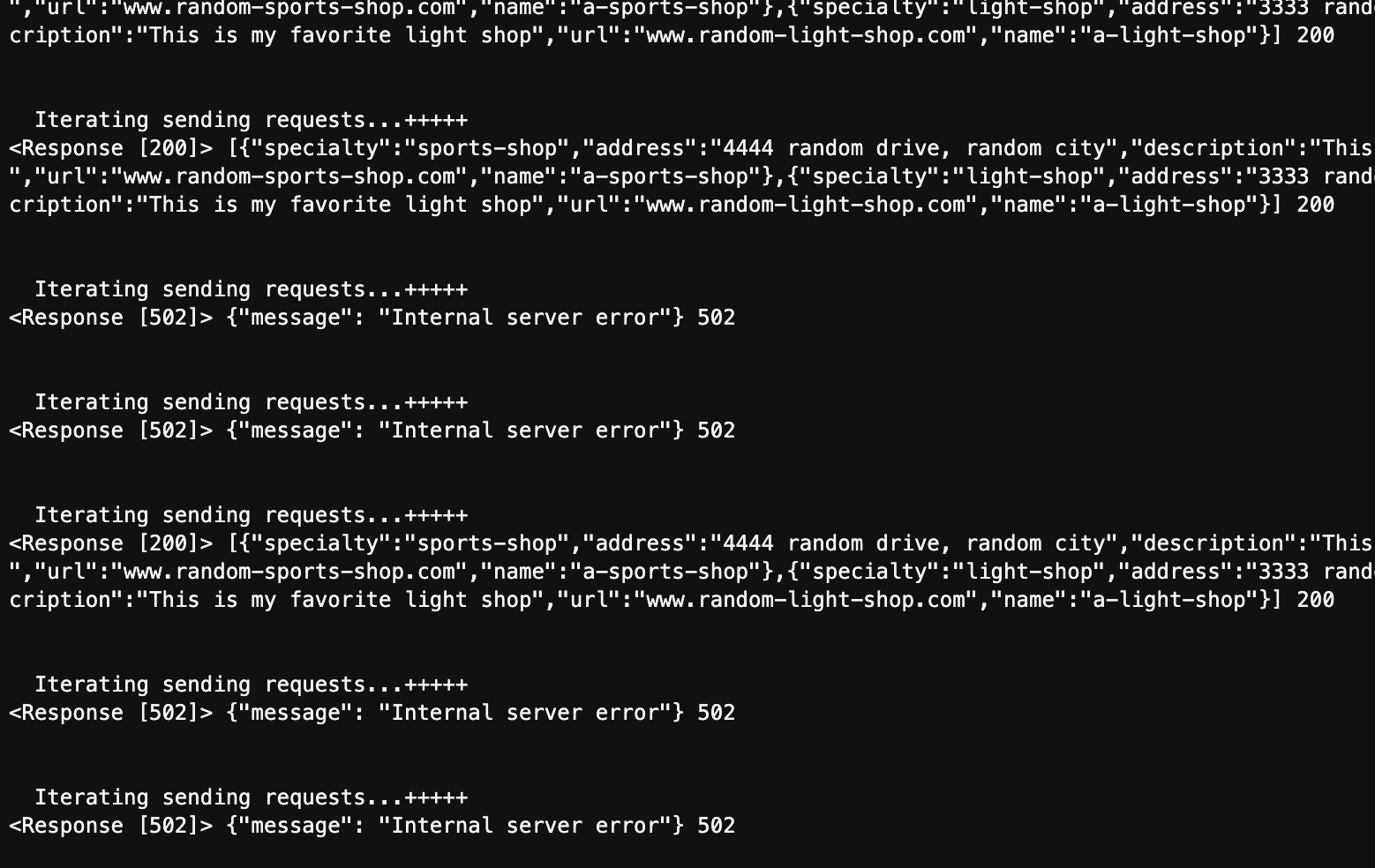 502 errors