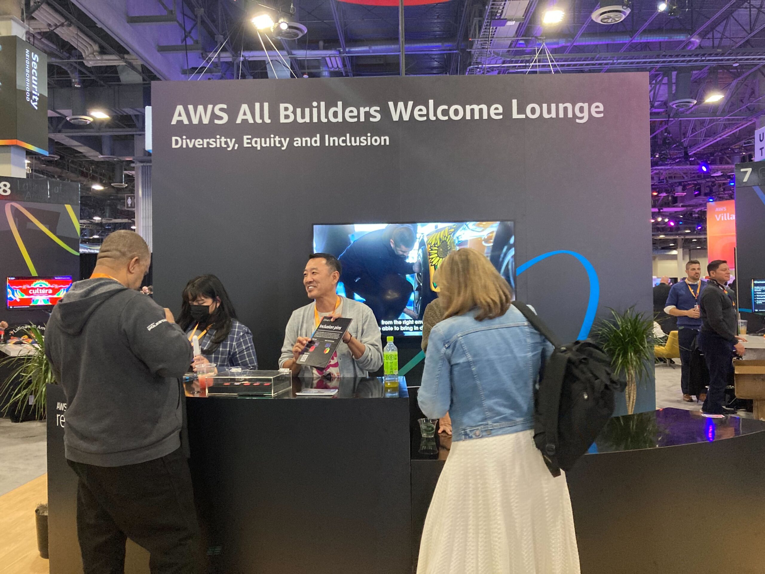 [EXPOブース紹介] 多様性があふれるAWS All Builders Lounge reinvent