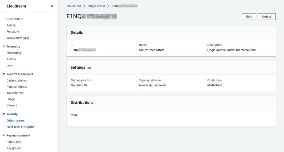 [UPDATE] Amazon CloudFrontのOACでAWS Elemental MediaStore Originをサポートしました