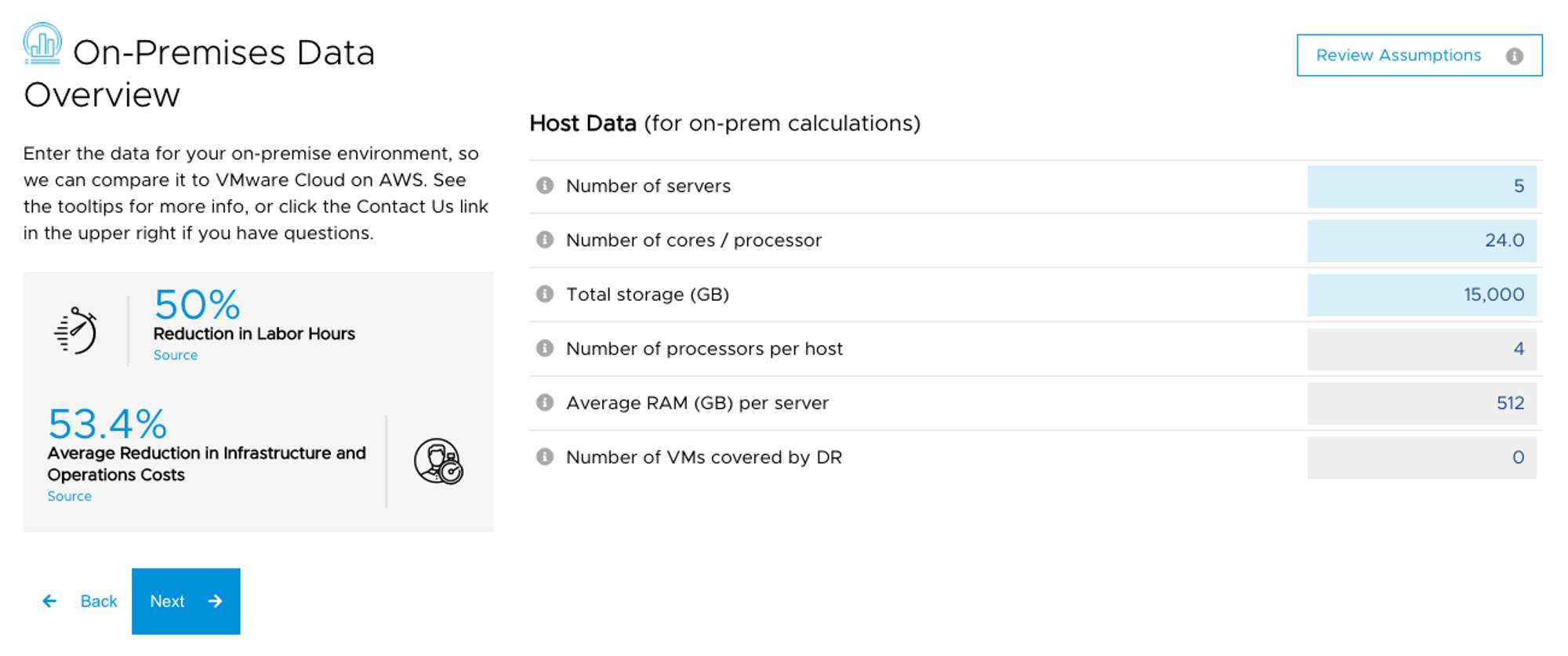 [VMware Cloud on AWS] TCO Calculatorを使ってみた DevelopersIO