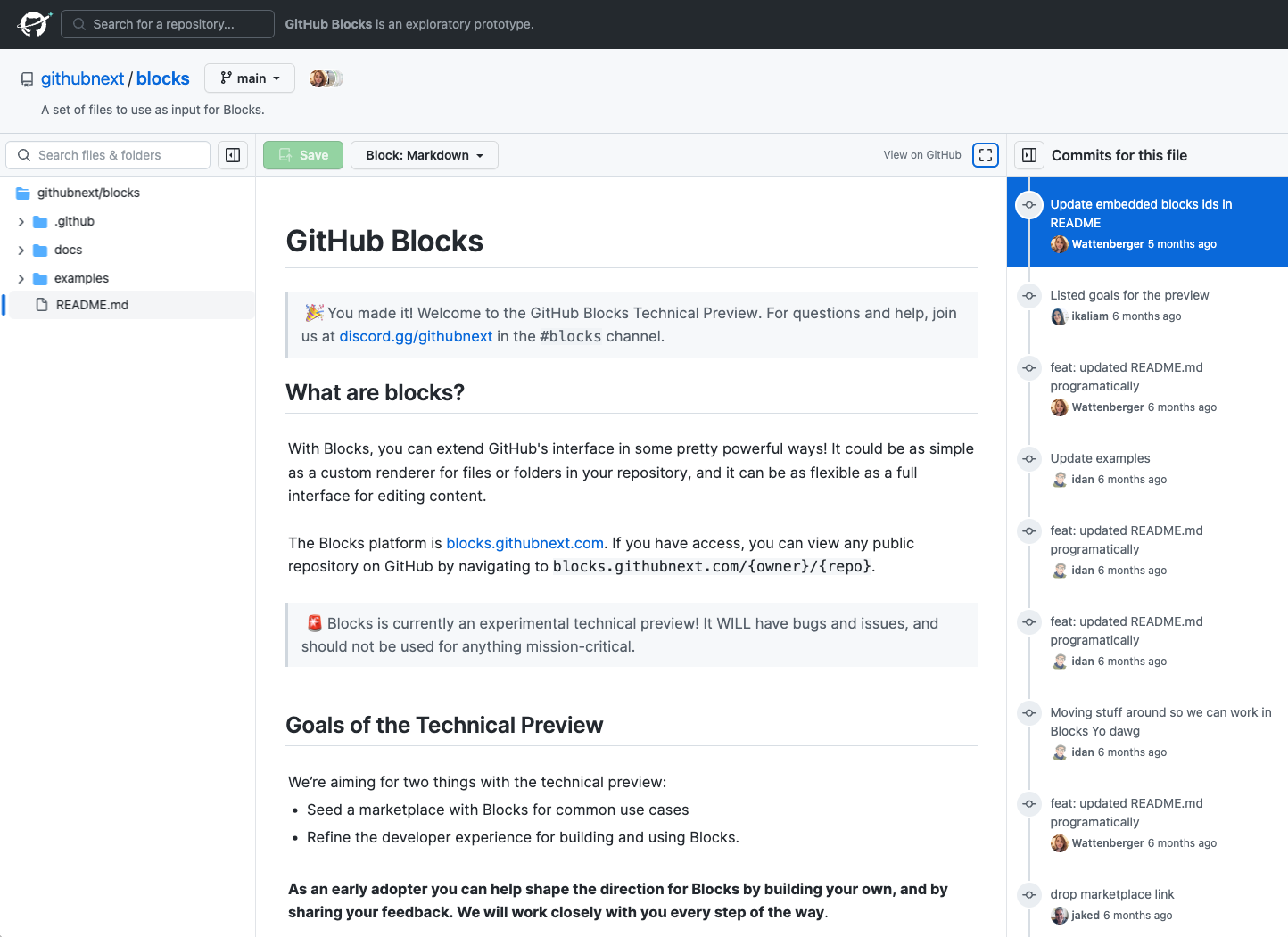 GitHub のインターフェースを拡張できる「GitHub Blocks」が Technical Preview となっていました